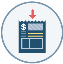 MYS-Service-and-Offering-icons_07 icon of a customized finance sheet