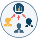 MYS-Service-and-Offering-icons_10 Three graphic people and a chart